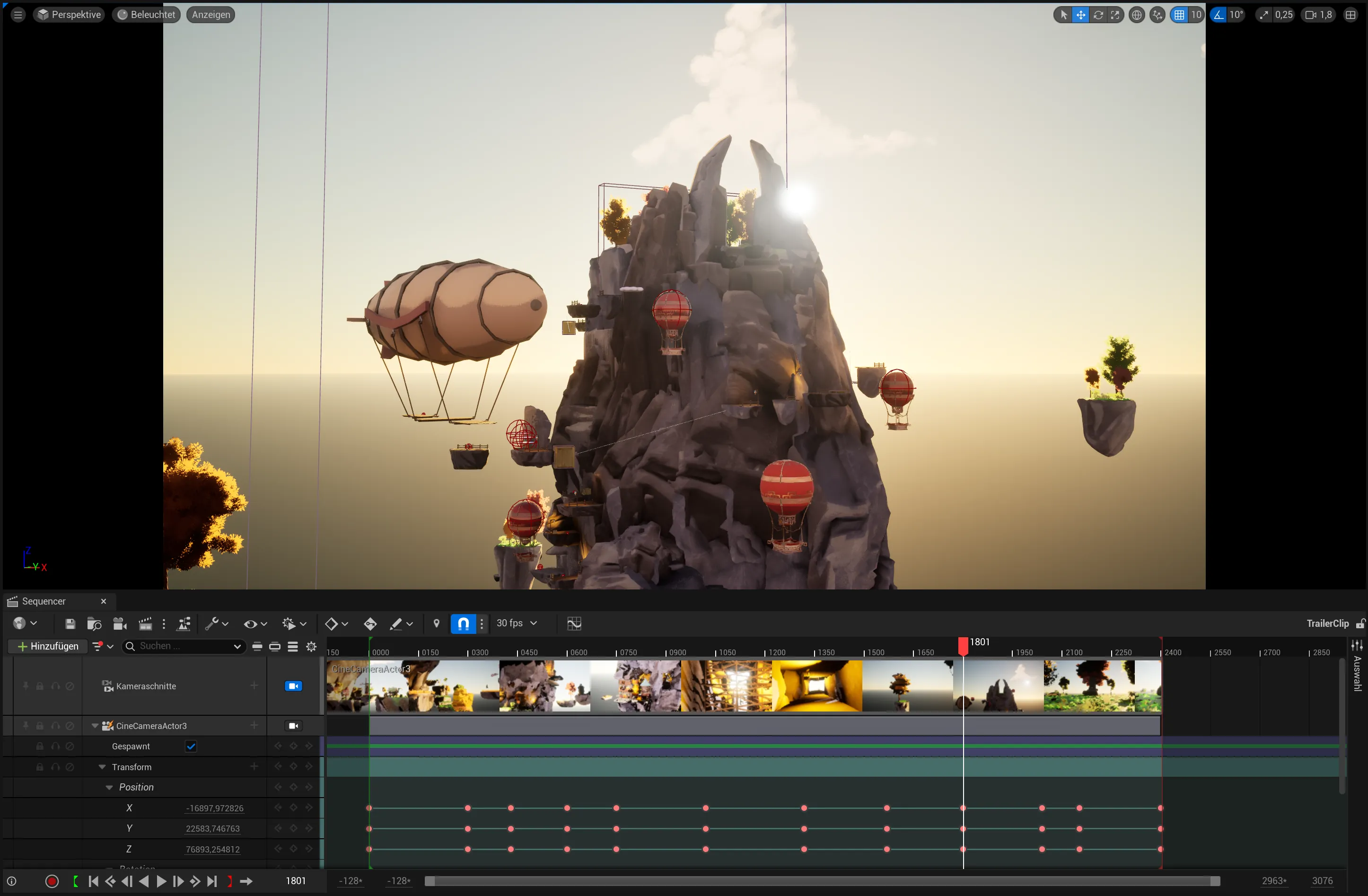 Cinematics — Sequencer